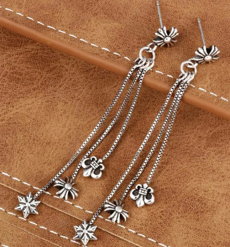 chrome hearts boucles doreilles pour femme s_1252b16